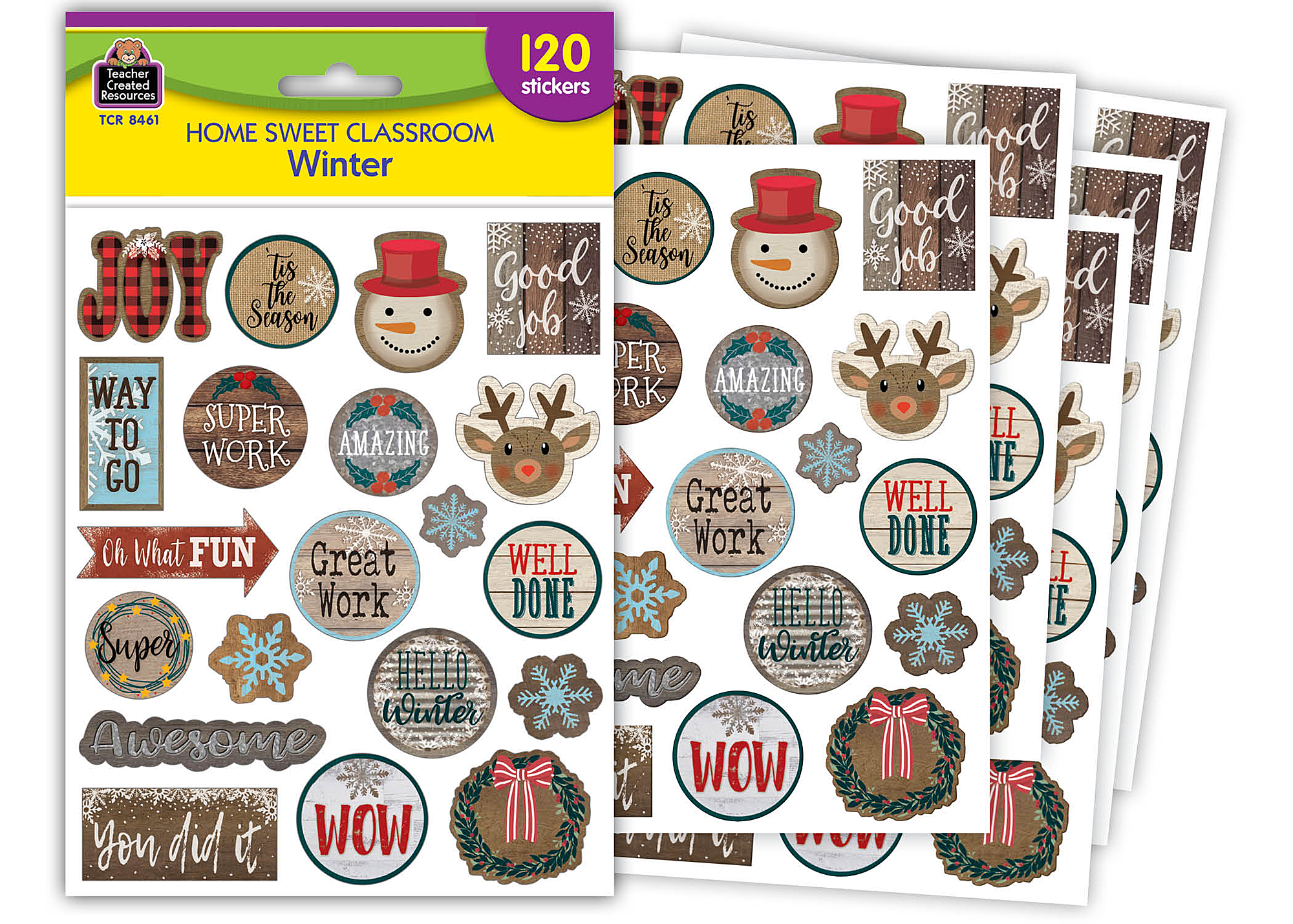Home Sweet Classroom Winter Stickers