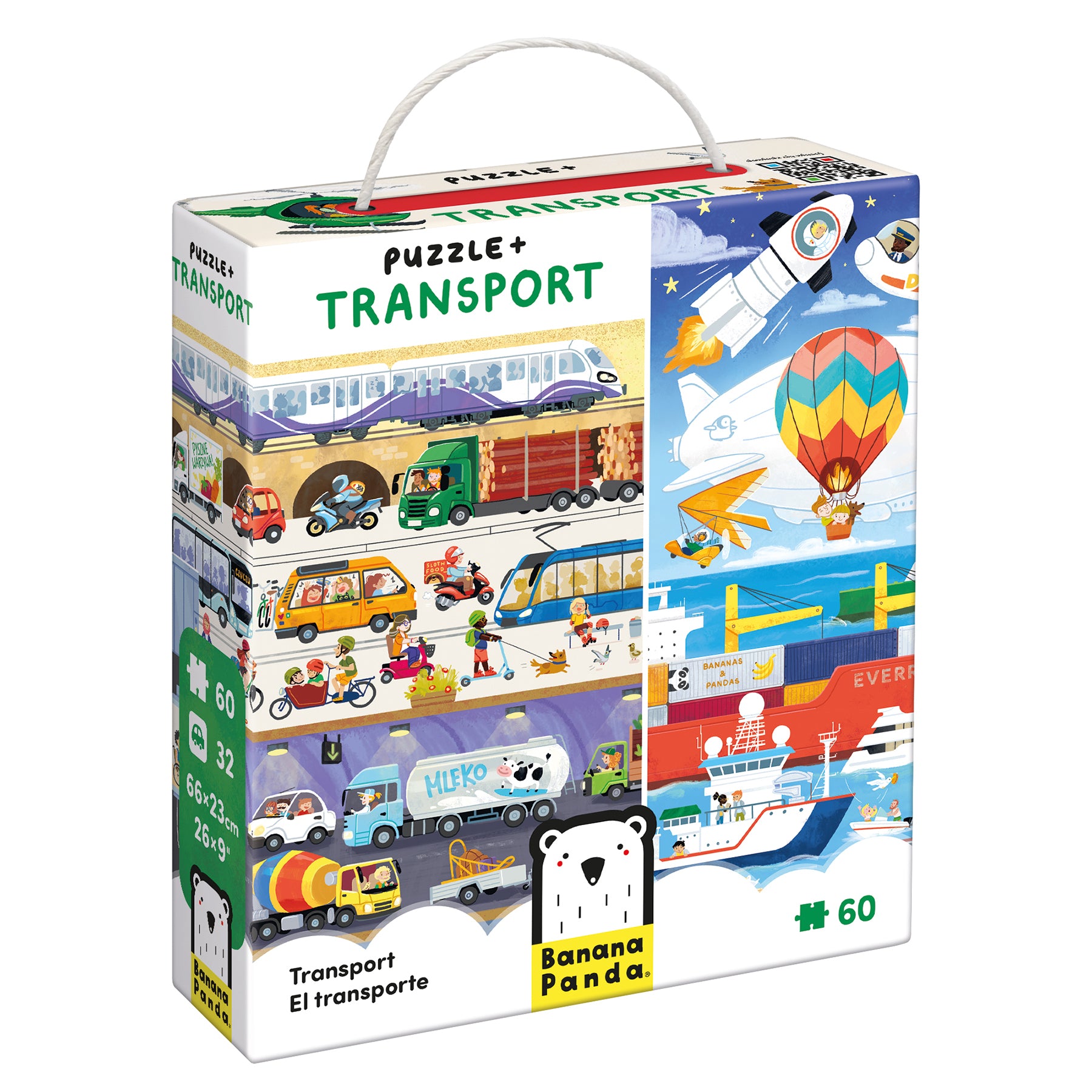 Puzzle + Transport, 4+ Years