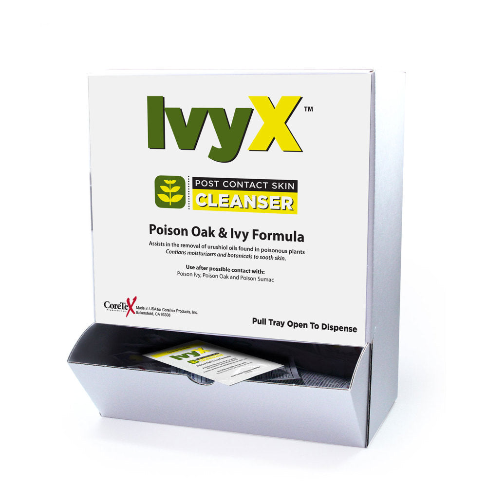 IvyX Post-Contact Cleanser Packets, 50/box