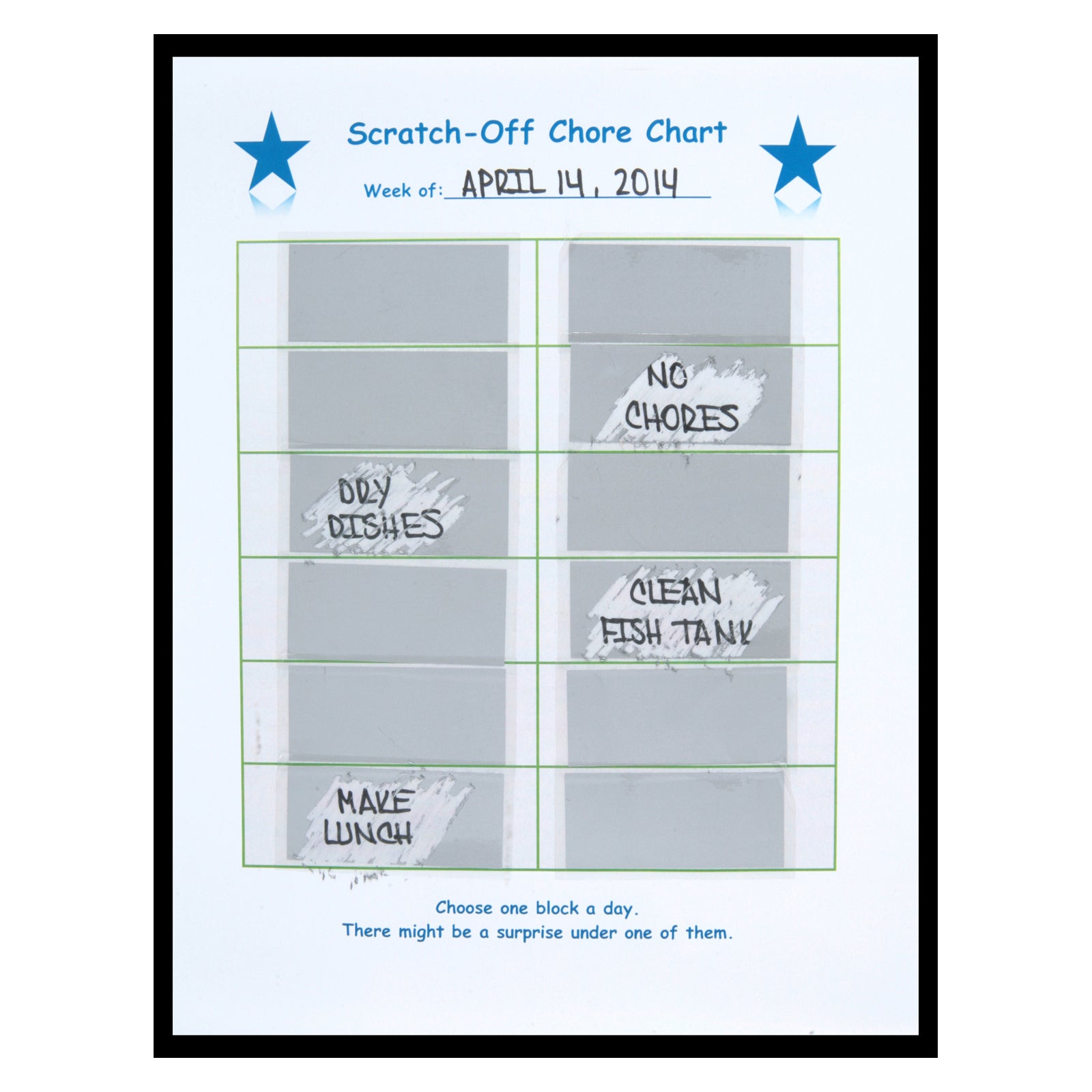 Rectangles Scratch Off Stickers, Pack of 180