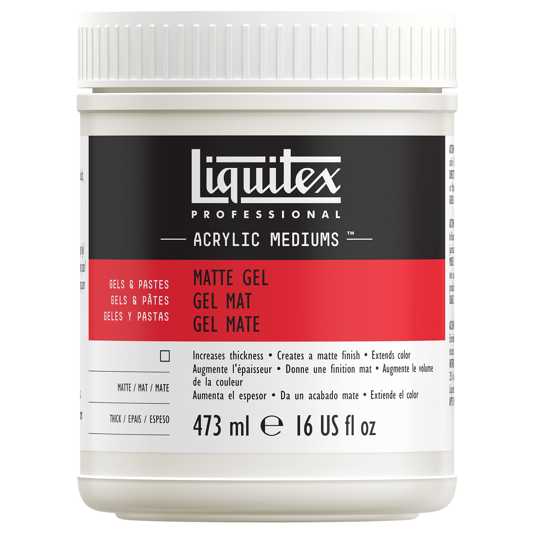 Matte Gel Medium - 473ml (16 oz)