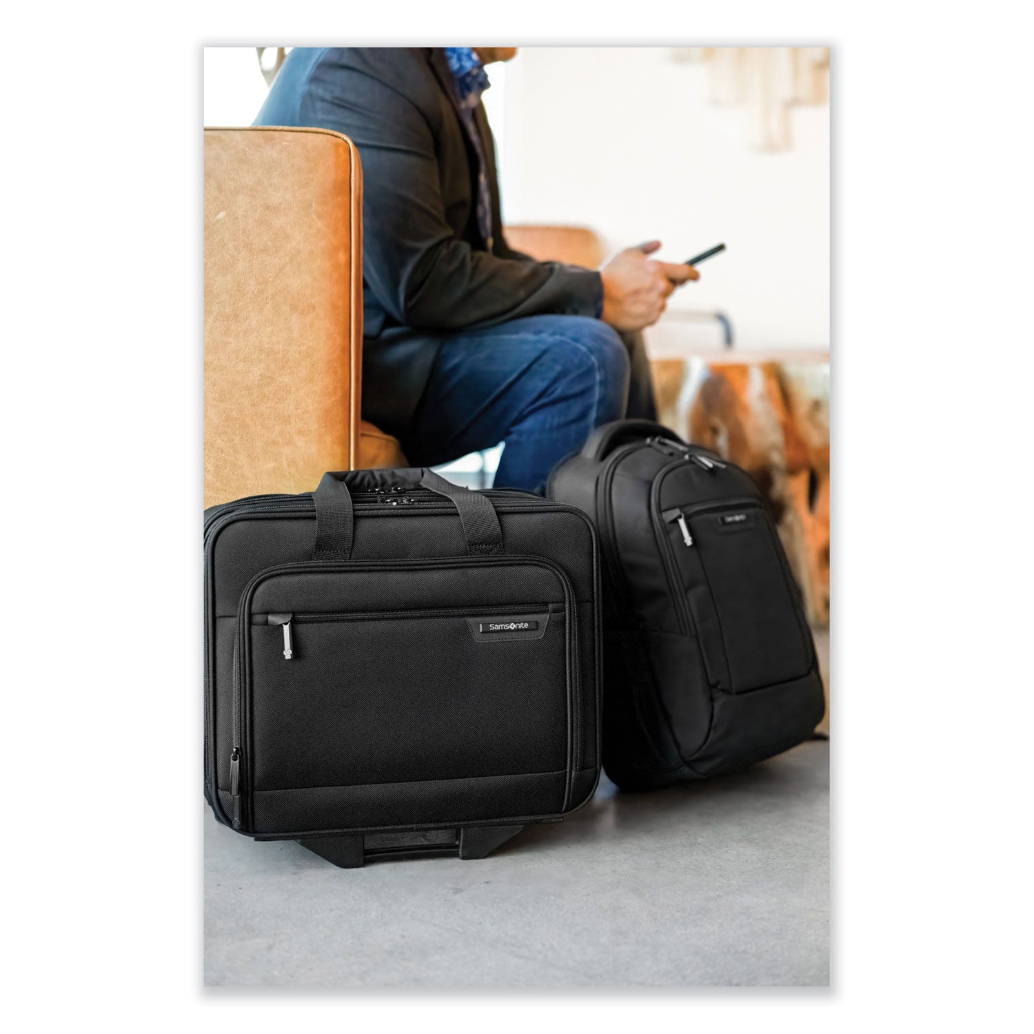 Samsonite Classic Business 2.0 Travel/Luggage Case (Briefcase) for 15.6" Travel, Notebook, Document, Accessories - Black