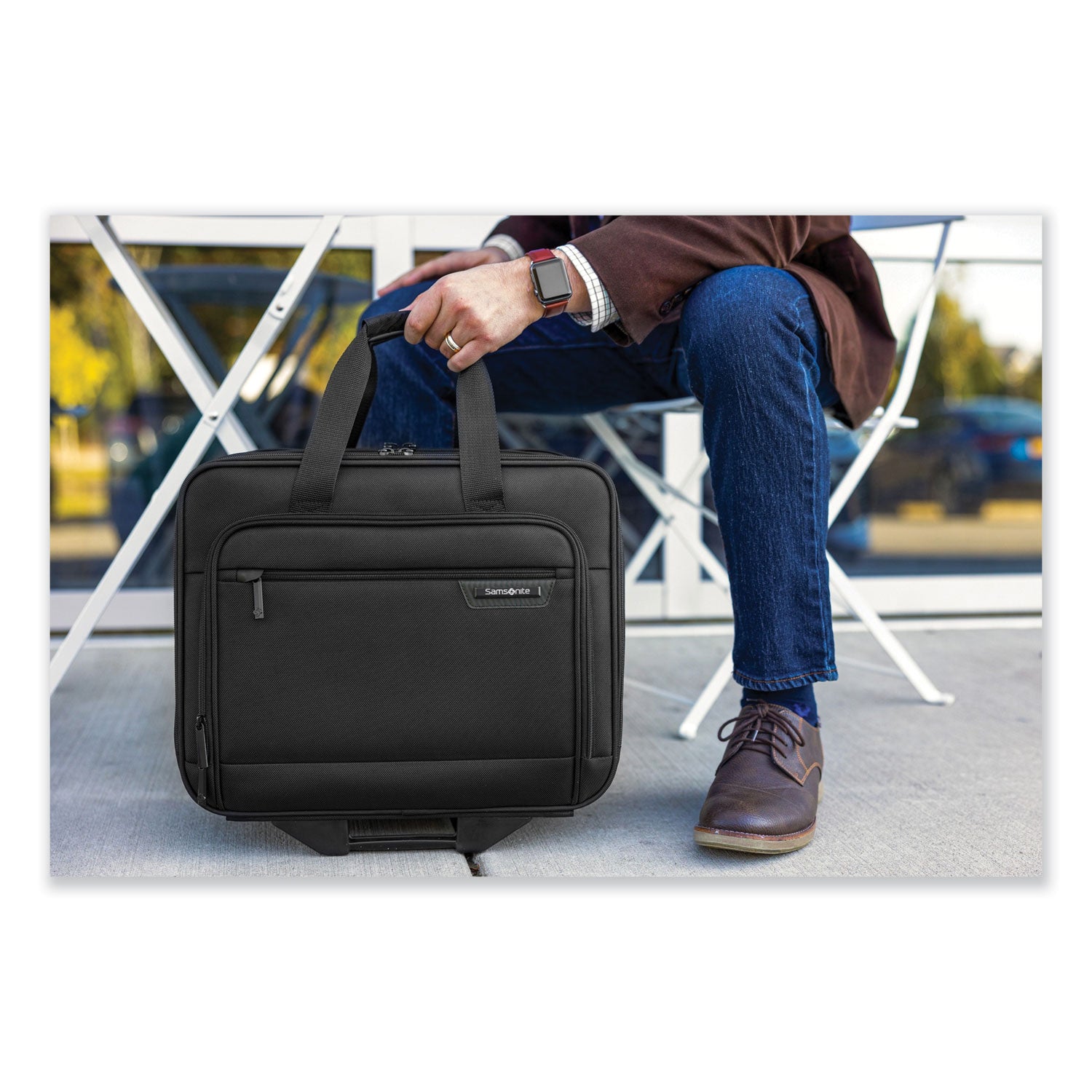 Samsonite Classic Business 2.0 Travel/Luggage Case (Briefcase) for 15.6" Travel, Notebook, Document, Accessories - Black