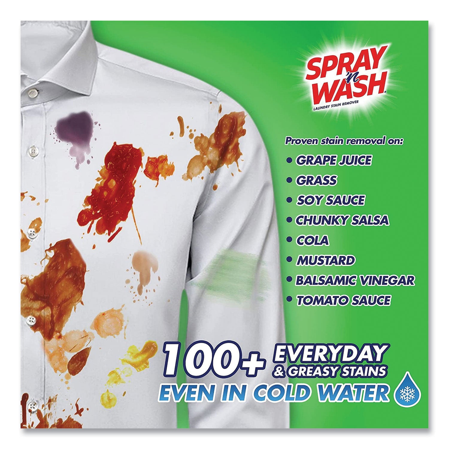 Stain Remover, 22 Oz Spray Bottle, 12/carton