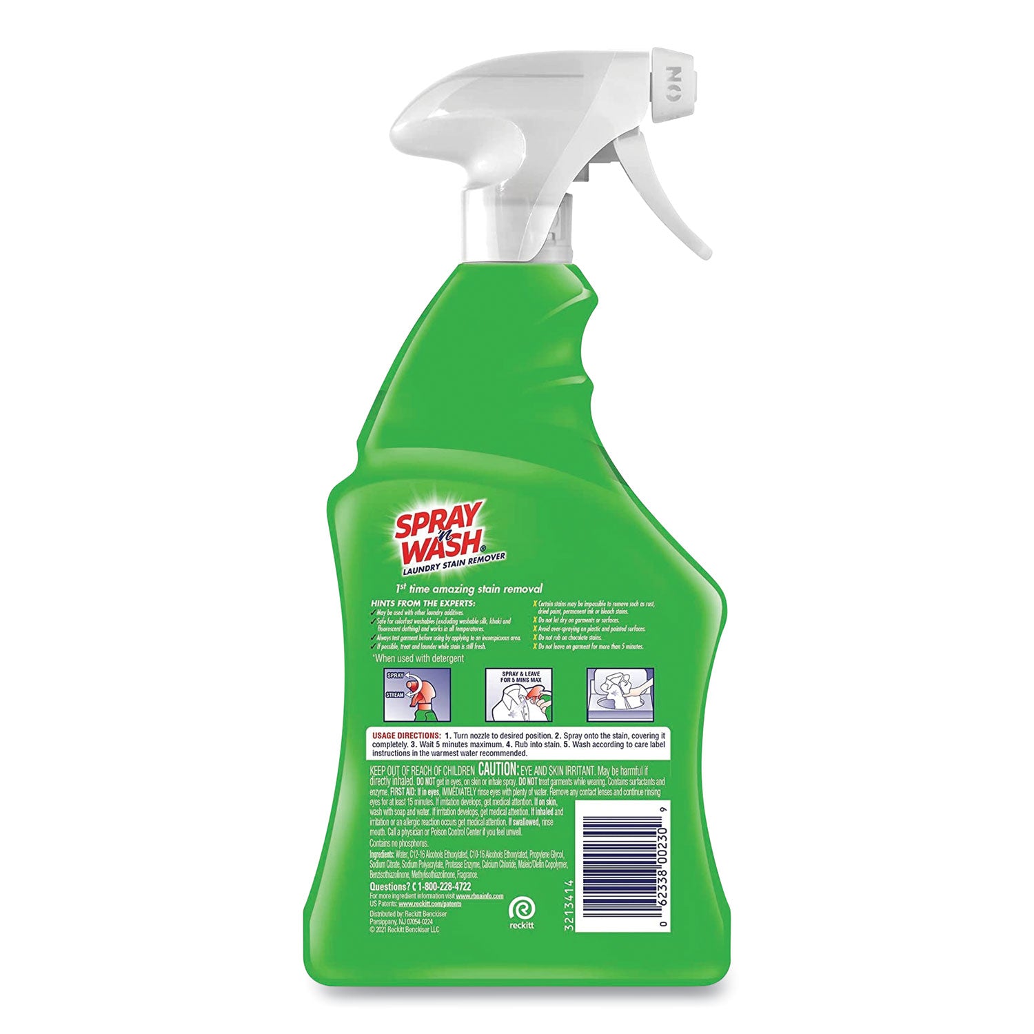 Stain Remover, 22 Oz Spray Bottle, 12/carton
