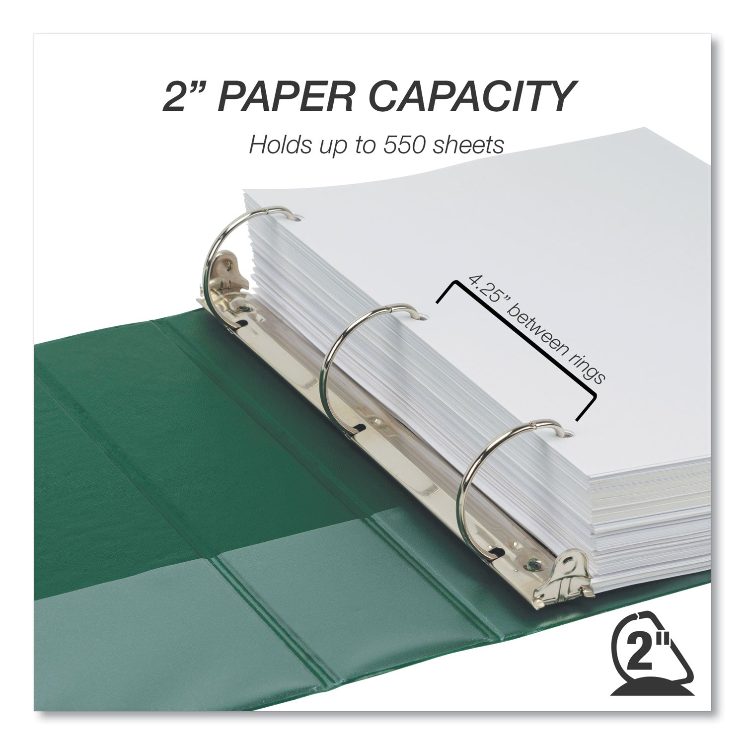 Samsill Durable View Ring Binder
