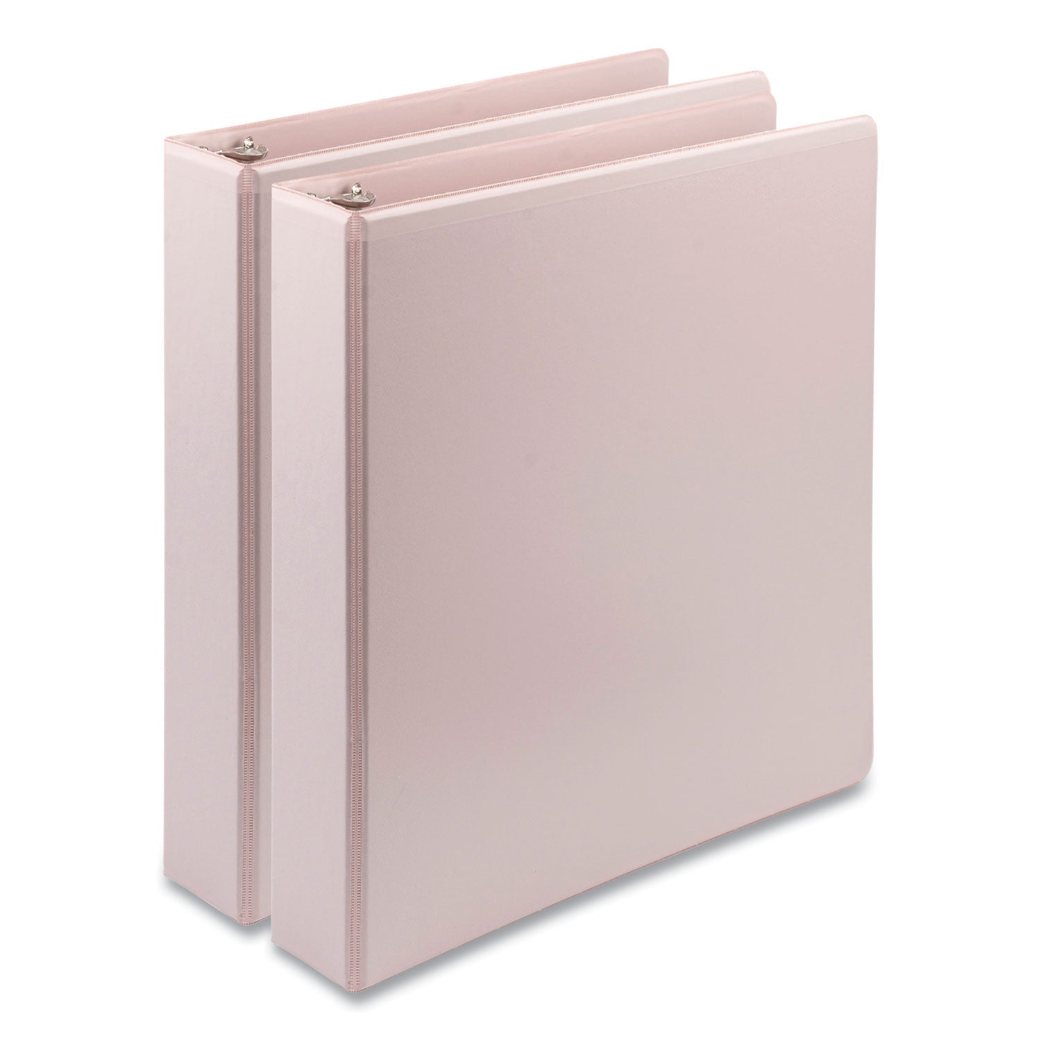 Samsill Earth's Choice Ring Binder - 1 1/2" Binder Capacity - Letter - Fastener(s): D-Ring - Rose - Recycled - 2 / Pack