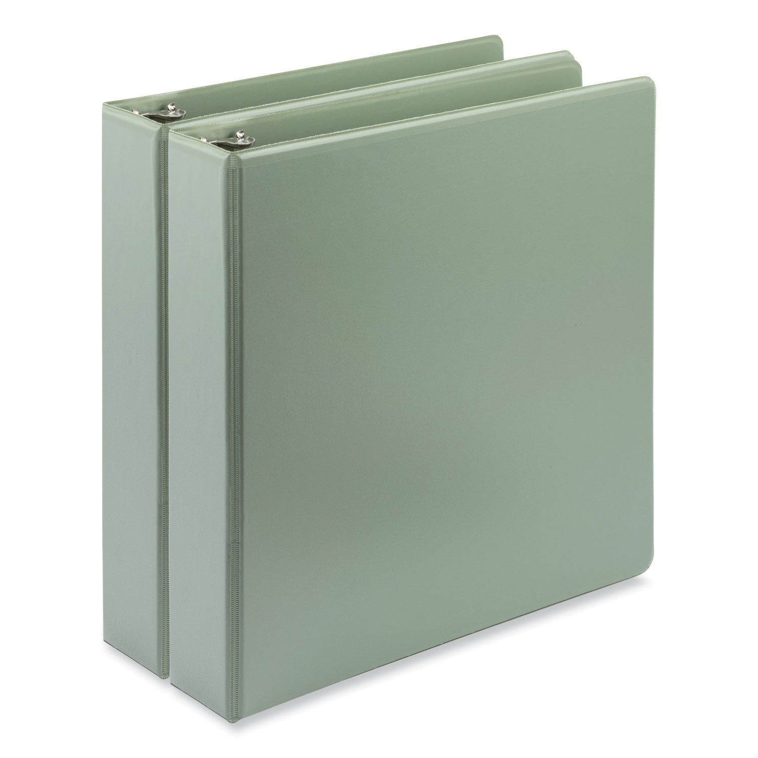 Samsill Earth's Choice Ring Binder - 1 1/2" Binder Capacity - Letter - Fastener(s): D-Ring - Sage - Recycled - 2 / Pack