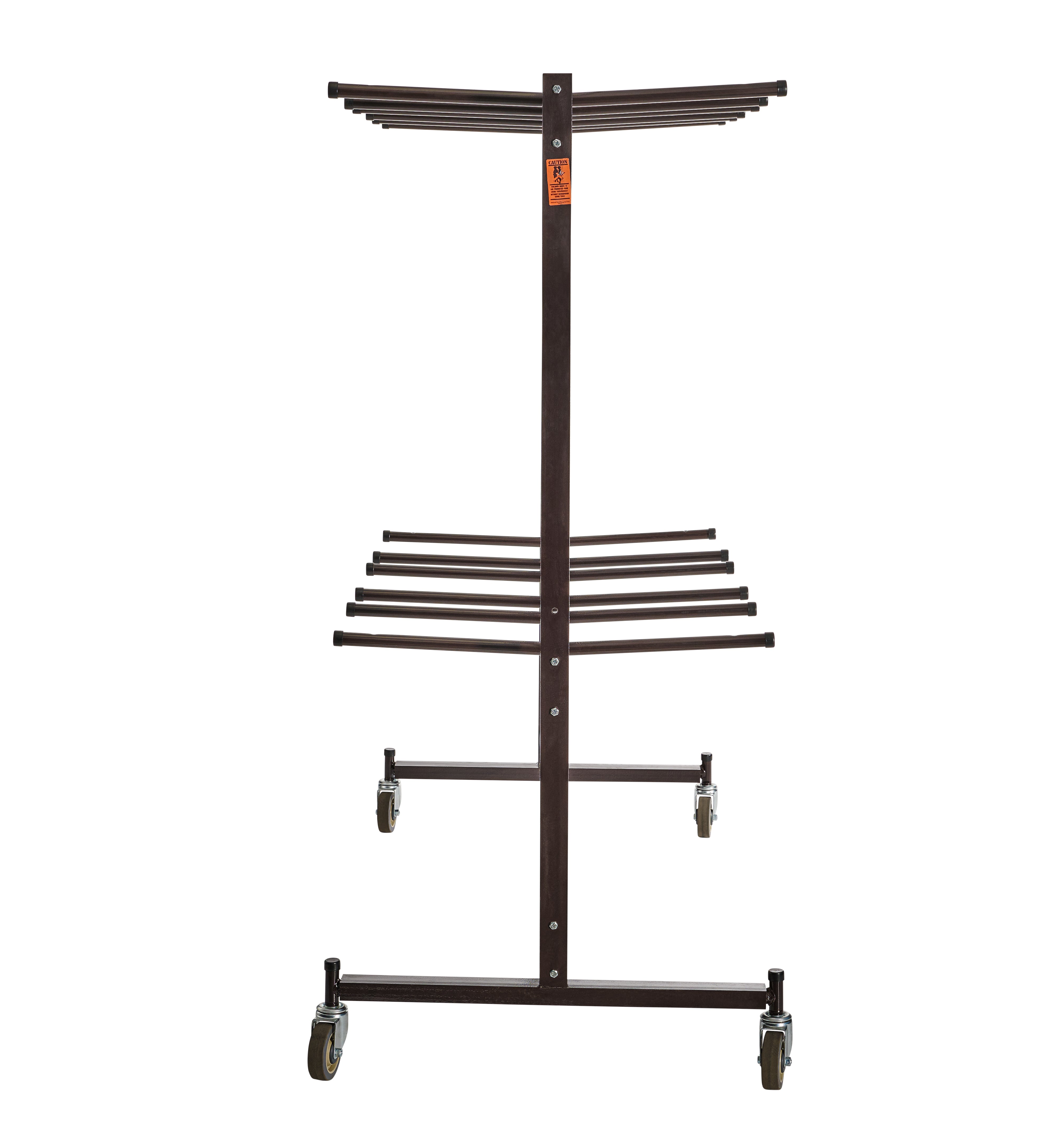 NPS® Double-Tier Hanging Chair Truck, Frame Color: Brown