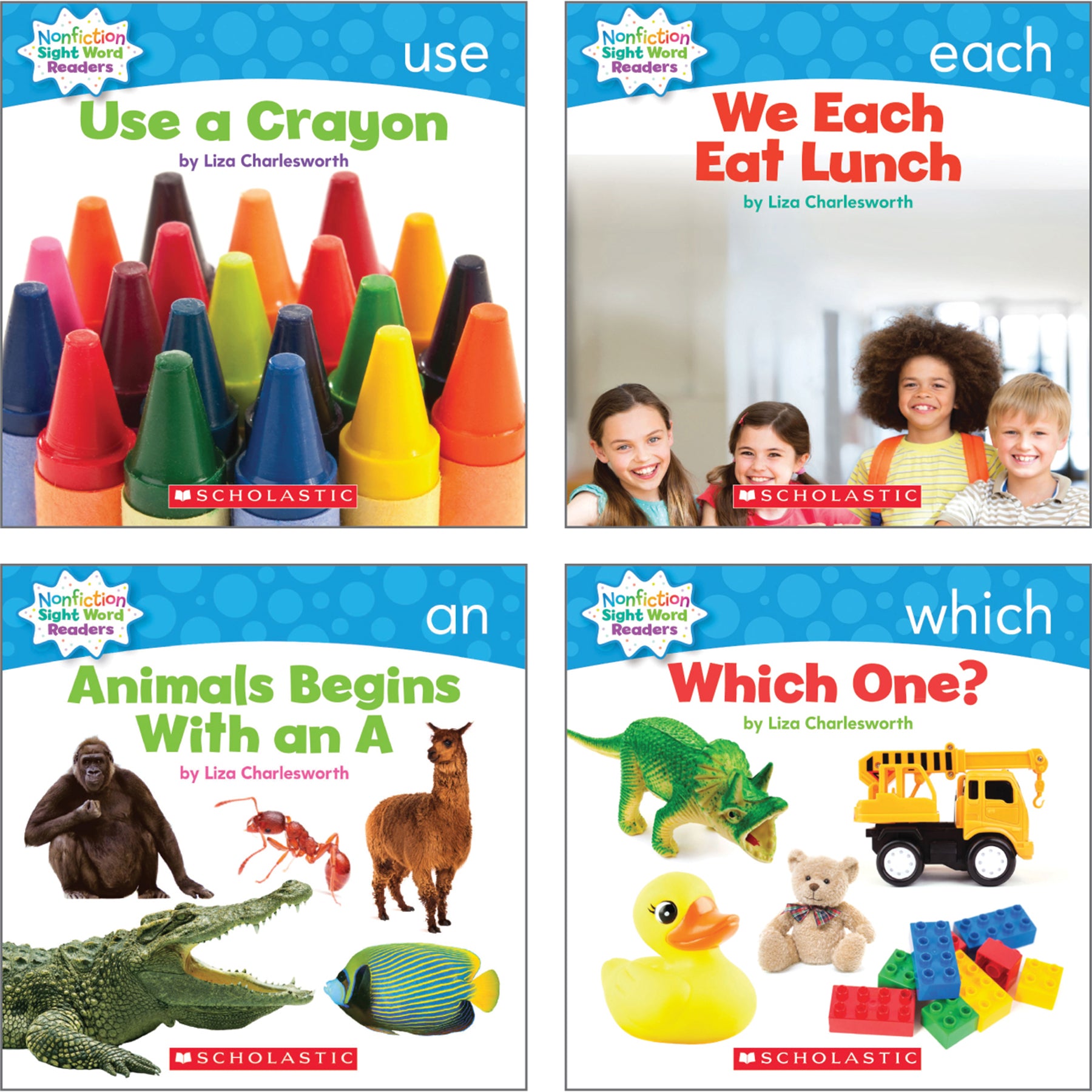 Nonfiction Sight Word Readers Classroom Tub, Level B, 6 Copies of 25 Titles