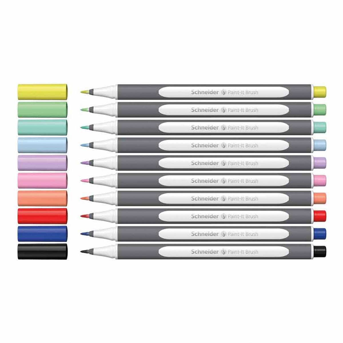 PAINT-IT 070 BRUSH PENS ASST