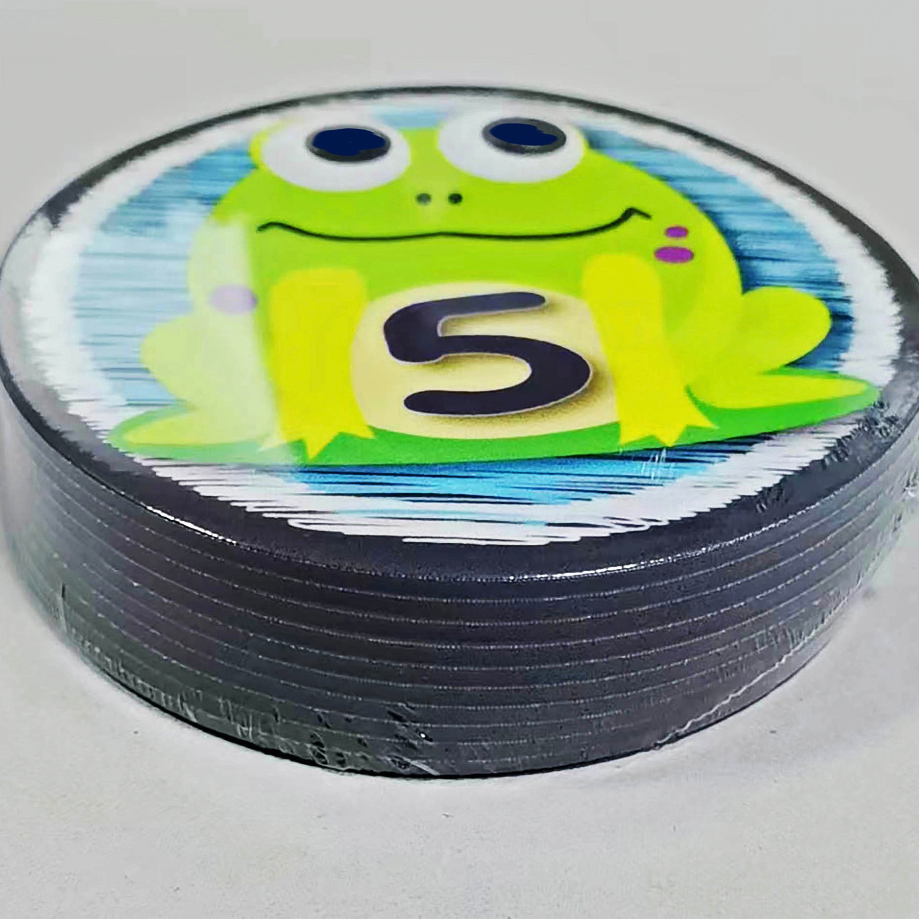 The Original Fun Mat™, Sensory Spots™, 6" Numbers 1-10 Frogs Theme, 10 Pieces