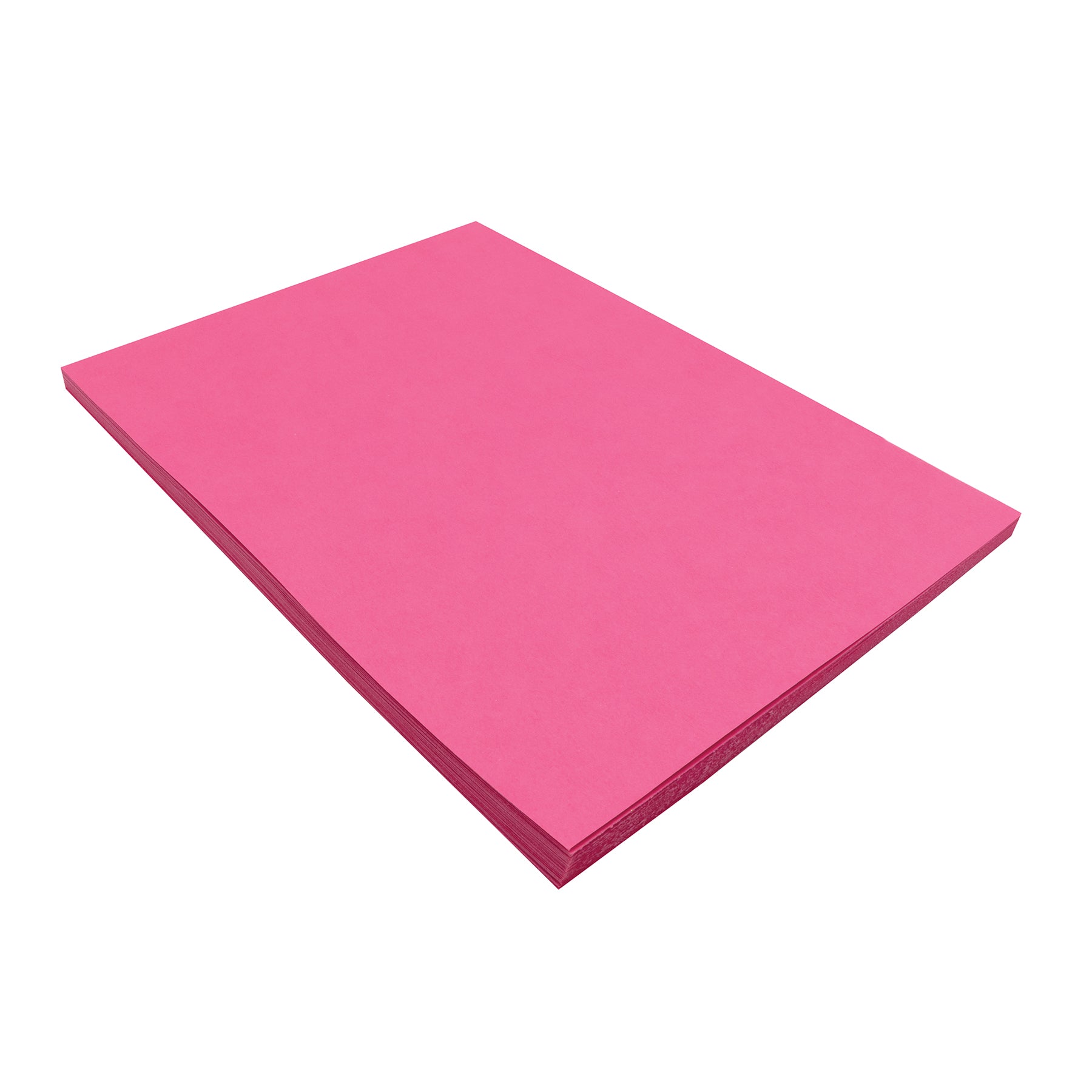 Construction Paper, Heavyweight, Dark Pink, 9" x 12", 50 Sheets