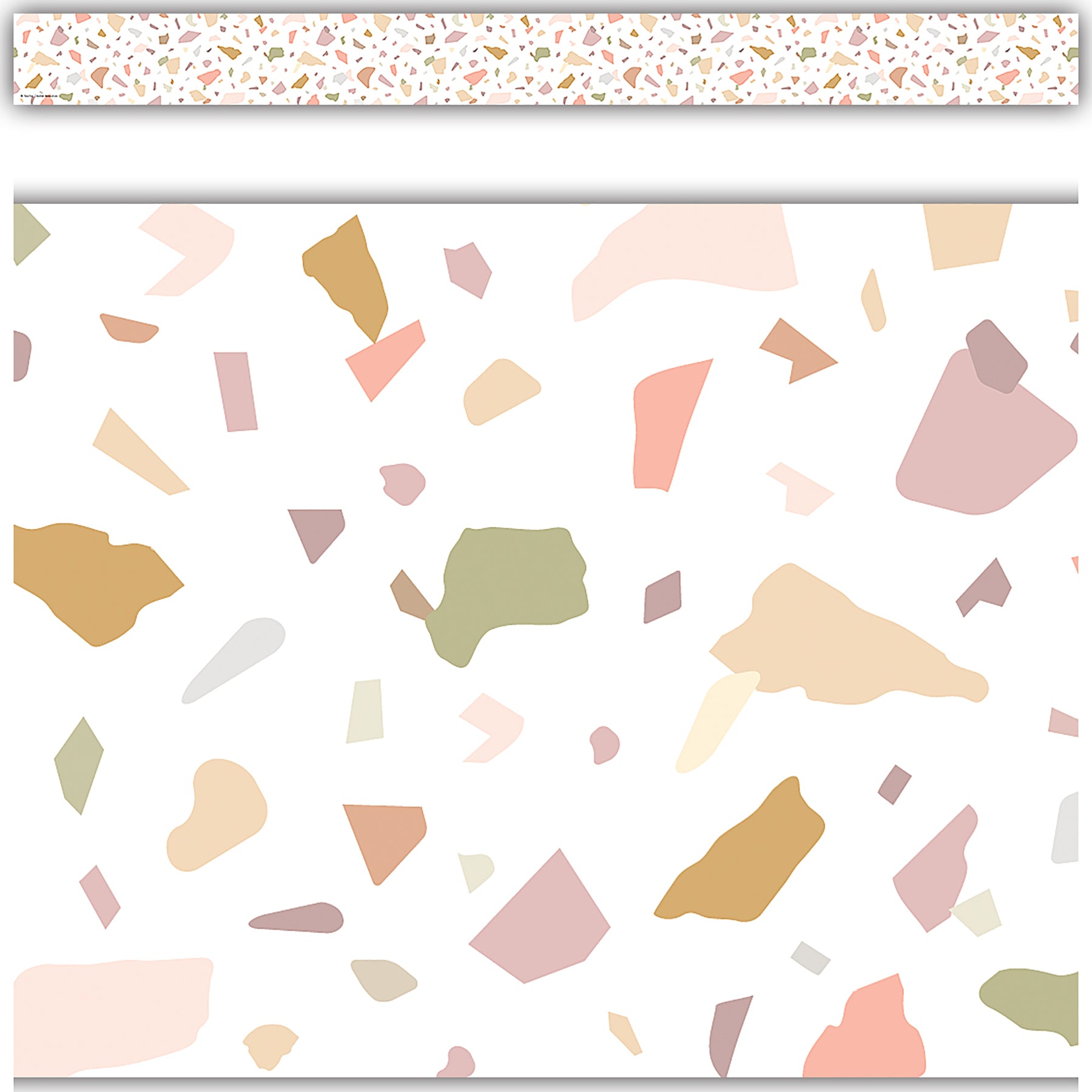 Terrazzo Tones Straight Border Trim, 35 Feet