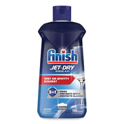 Finish Large Jet-Dry Rinse Aid - For Dish, Glass, Utensil - 16 fl oz (0.5 quart) - Original Scent - Recommended For: Spot Remover, Film Remover, Food Remover - Blue - 1 Each