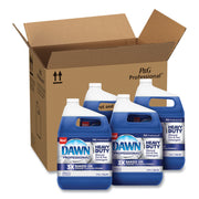 Dawn Manual Pot/Pan Detergent - 128 fl oz (4 quart) - Heavy Duty - Blue - 4 / Carton