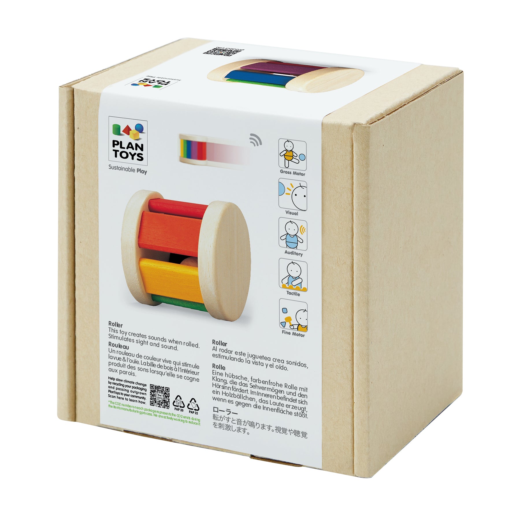 Classic Roller Wooden Baby Toy