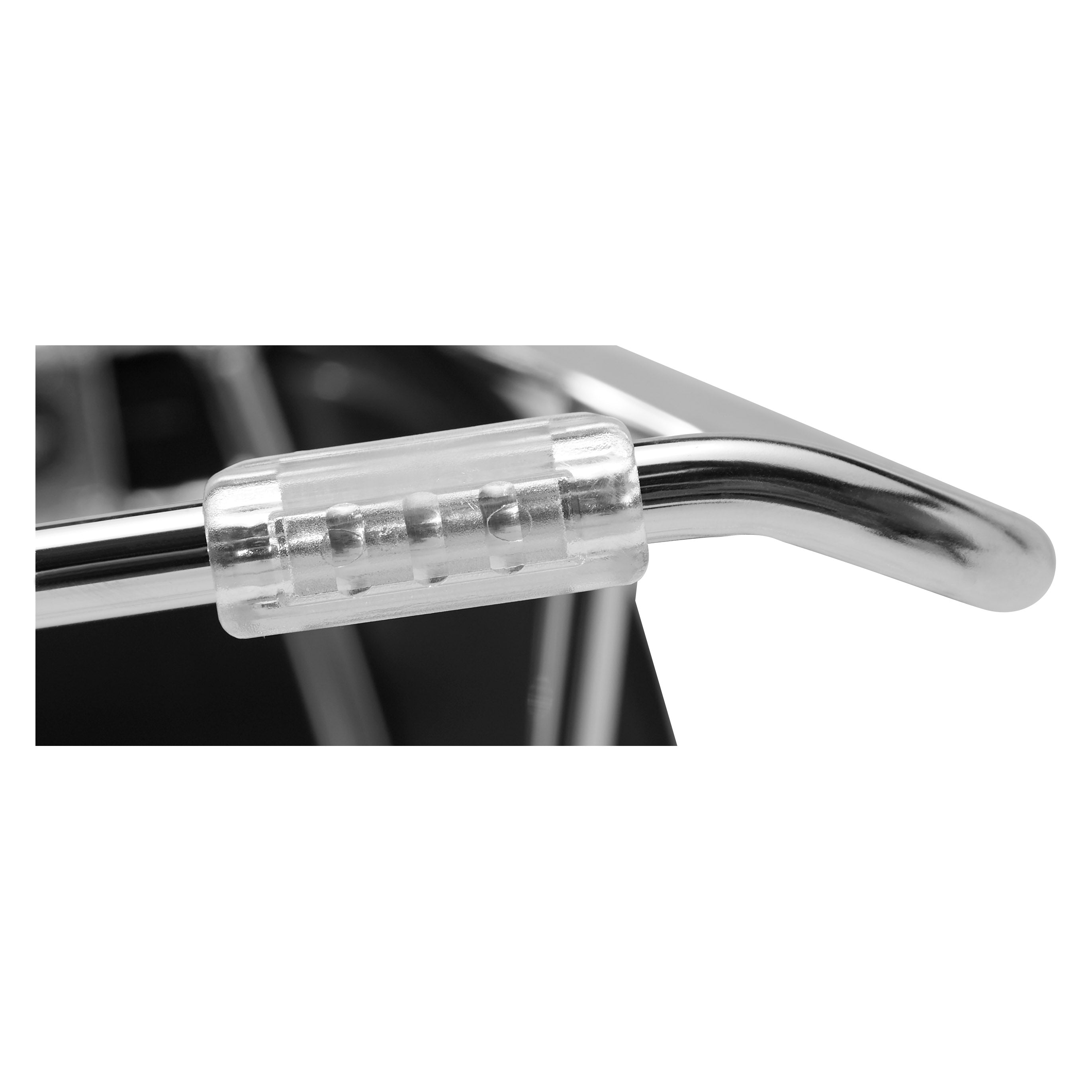 NPS® 8500 Series Ultra-Compact Plastic Stack Chair, Surface Color: Wine, Frame Color: Chrome