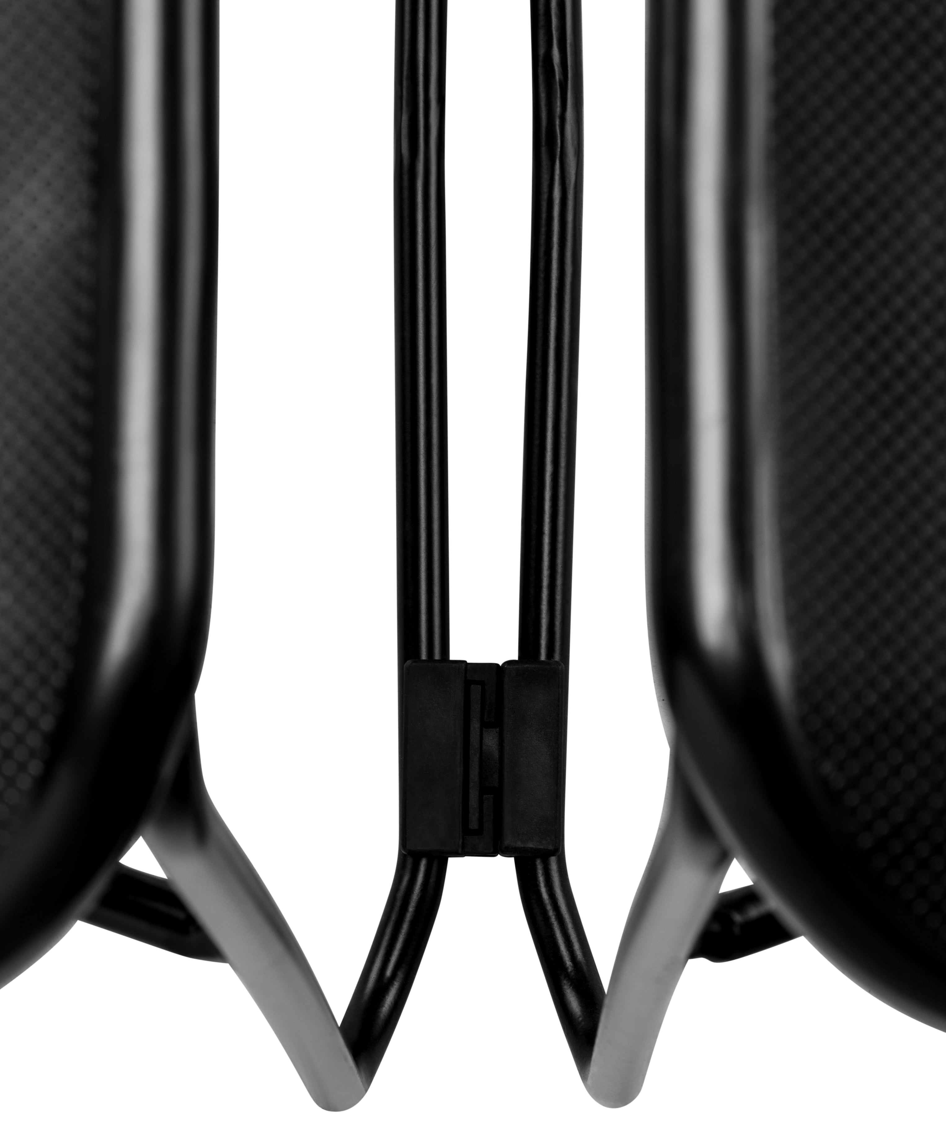 Basics by NPS® 850 Series Multi-Purpose Ultra Compact Stack Chair, Surface Color: Black, Frame Color: Black