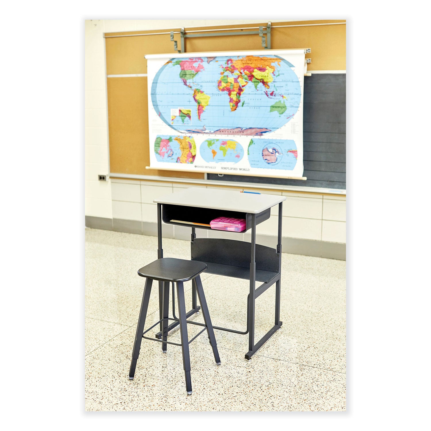 Stool Alphabetter Blk