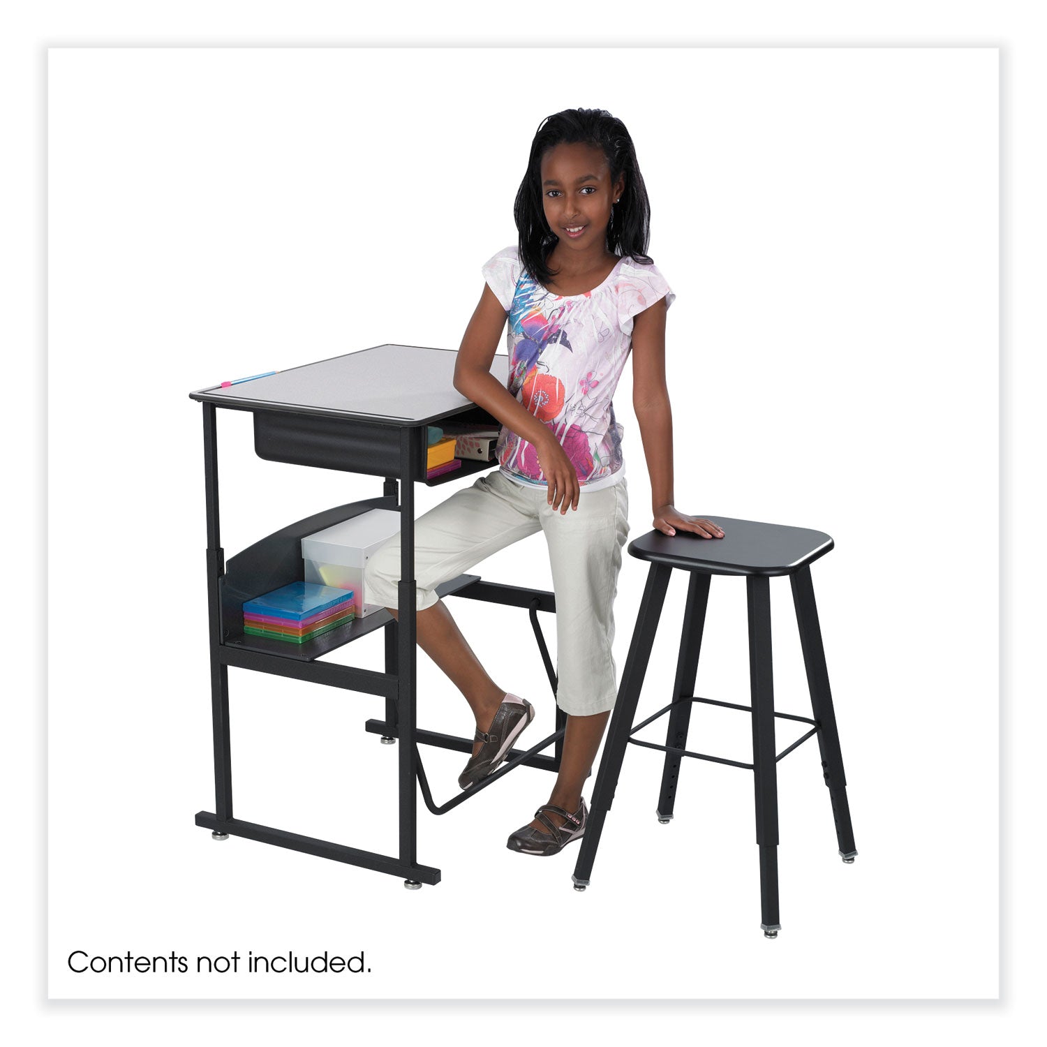 Stool Alphabetter Blk