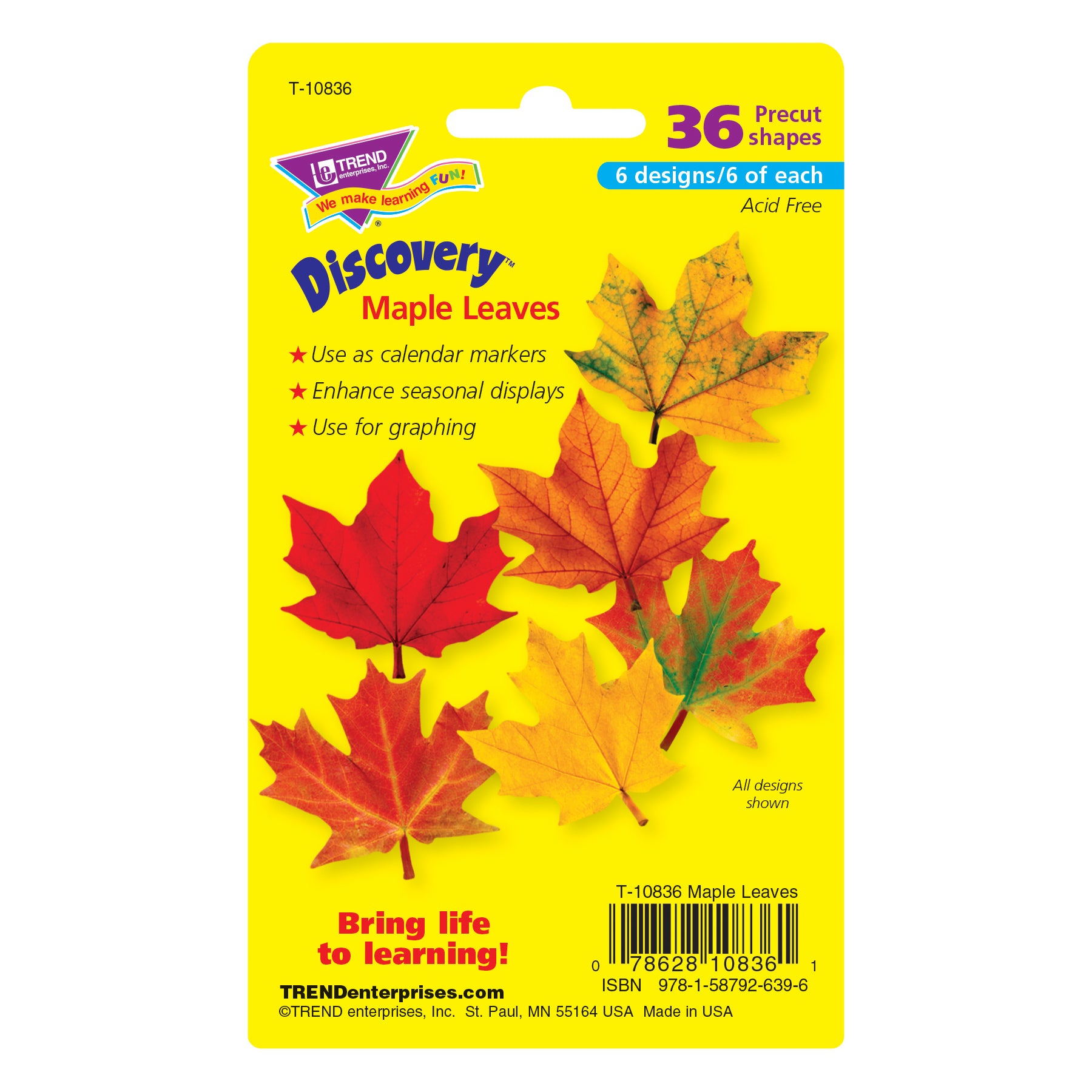 Maple Leaves Mini Accents Variety Pack, 36 ct