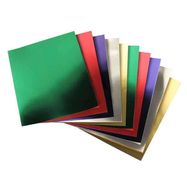 Metallic Foil Board - 25 ct., 8.5"x11", Dk. Blue