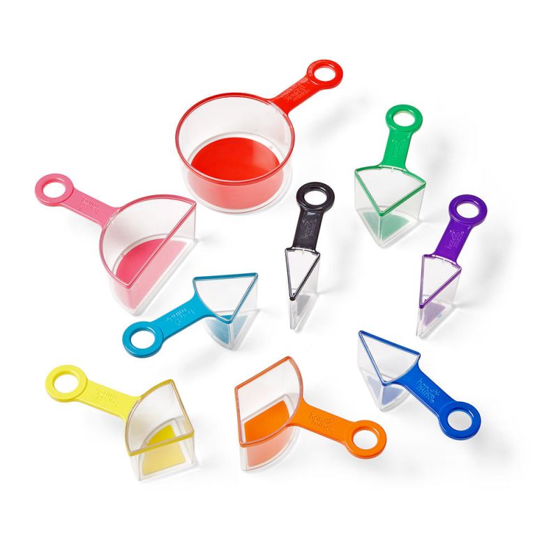 Rainbow Fraction Measuring Cups, 9 Cups