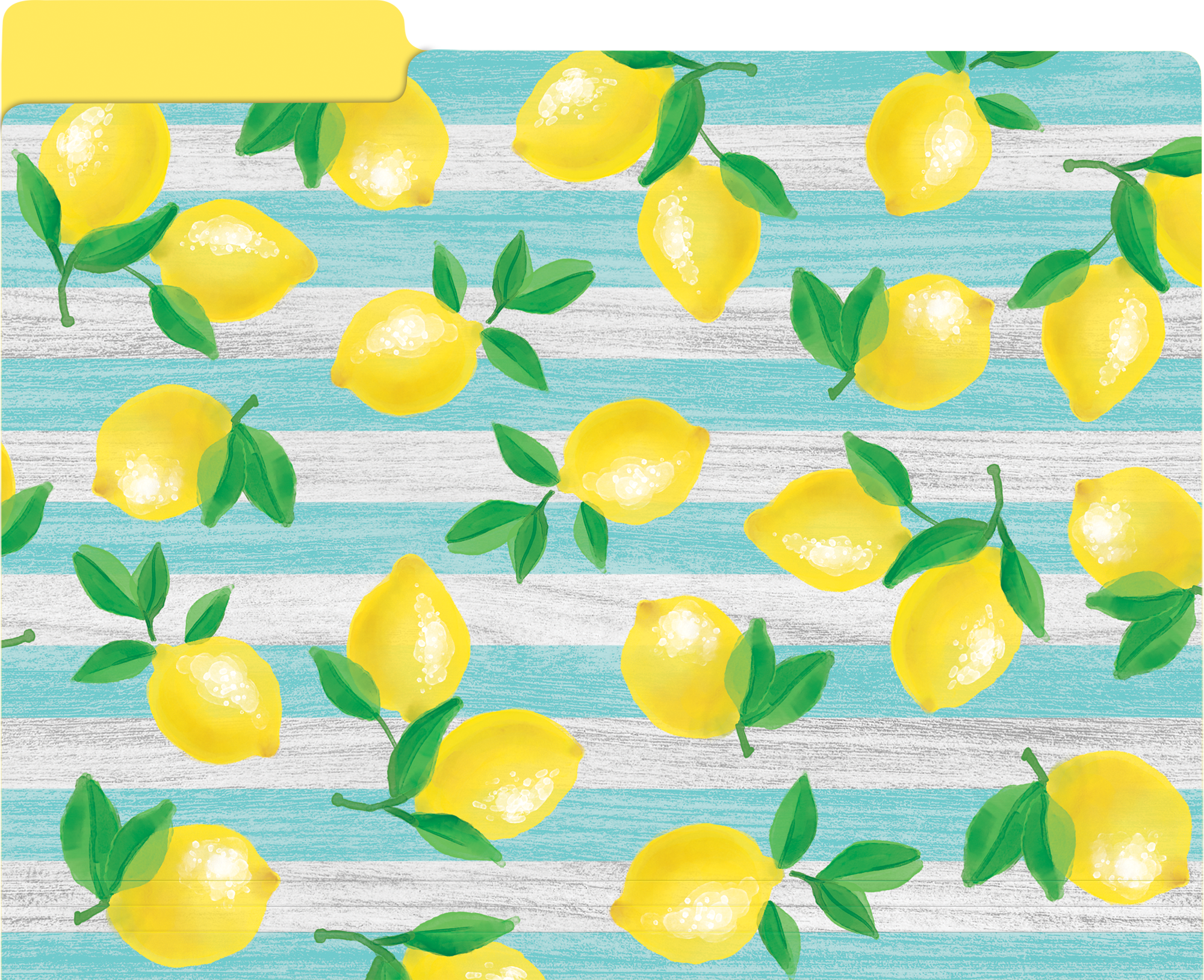 Lemon Zest File Folders