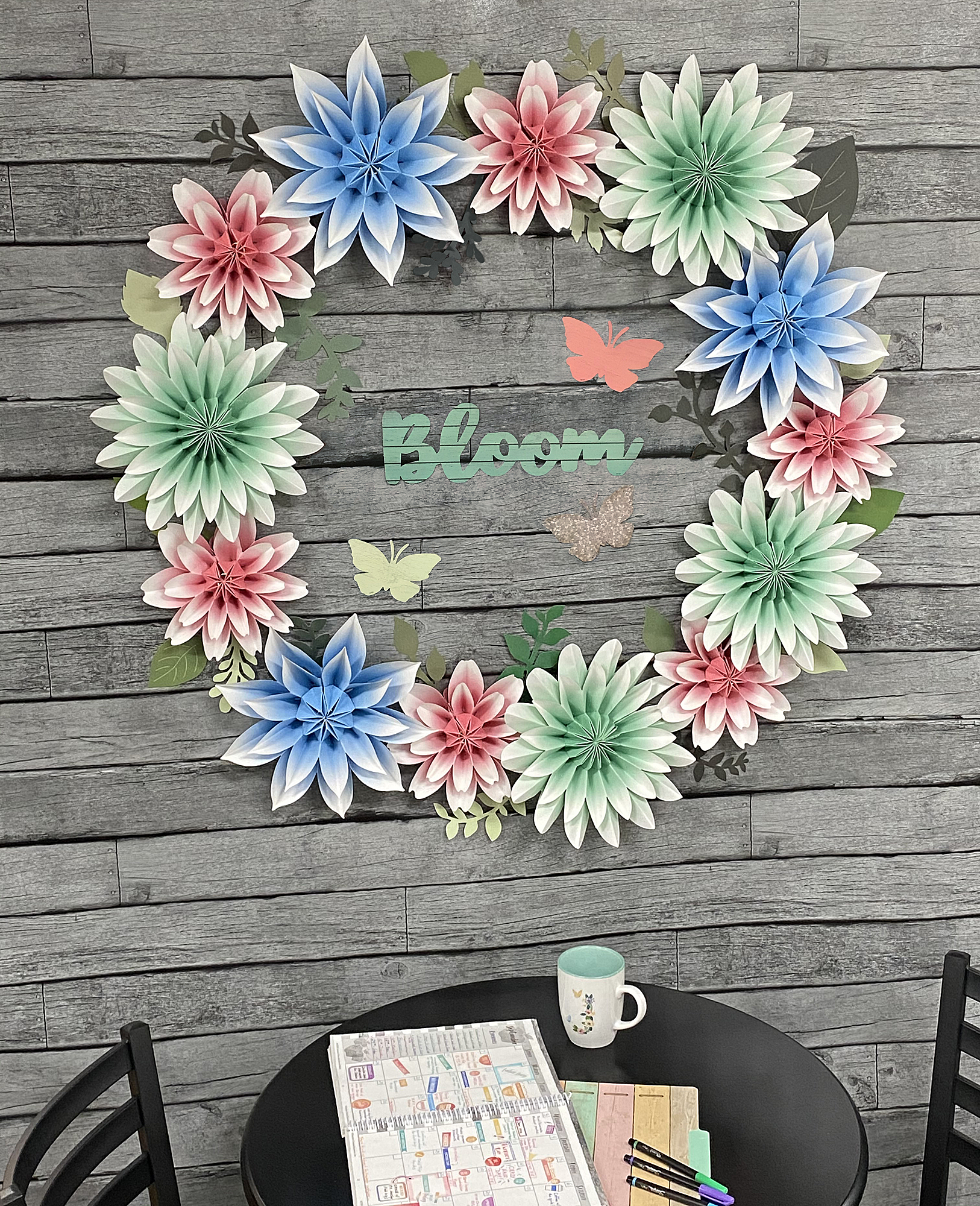 Floral Bloom Paper Flowers