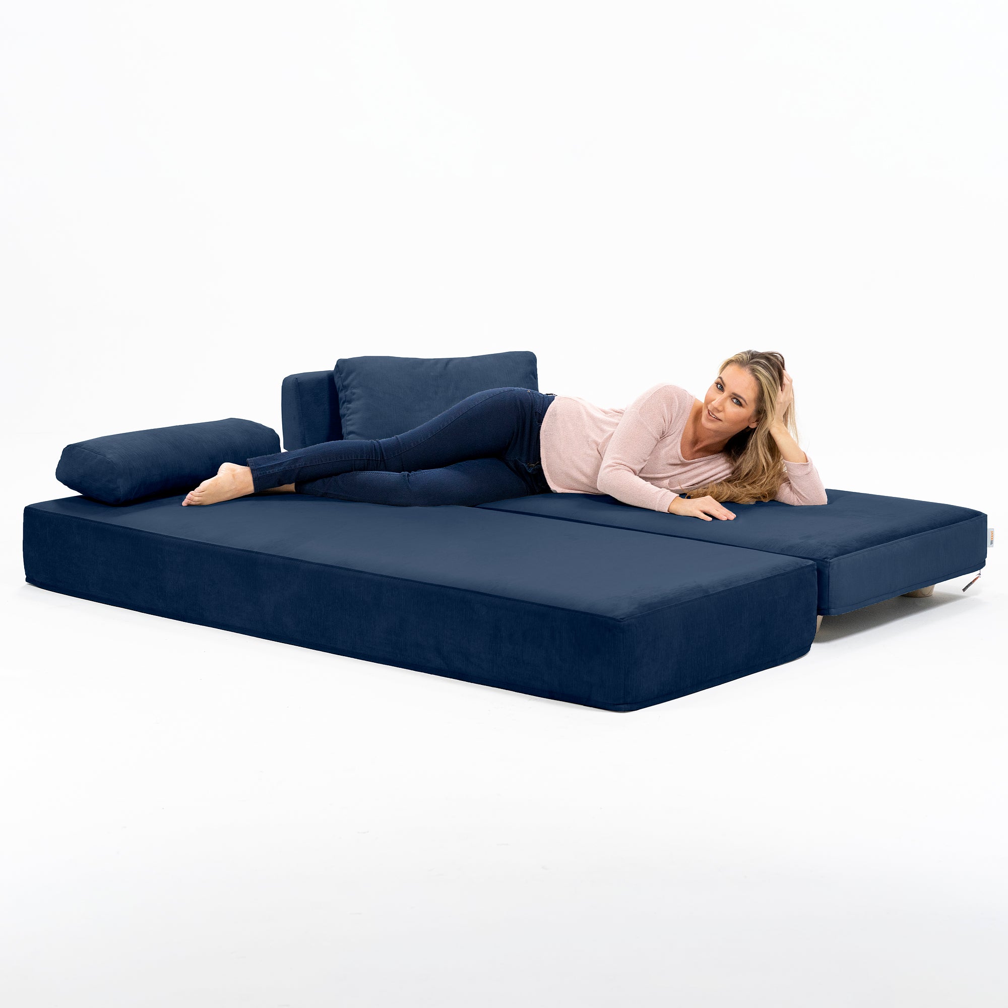 Jaxx Balshan Chaise Lounge Daybed, Indigo
