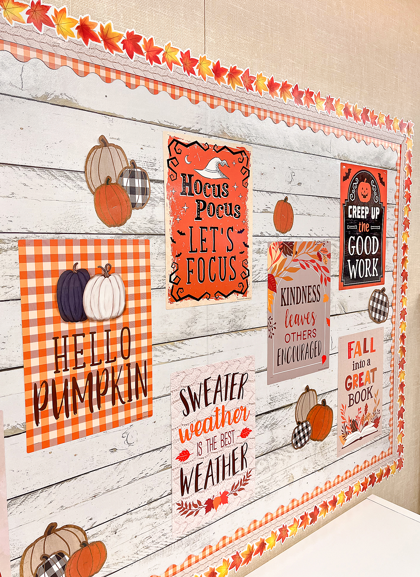 Home Sweet Classroom Pumpkins Accents - Assorted Sizes