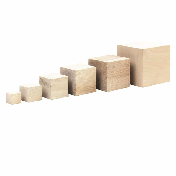 Wood Blocks - 1.25" Blocks, 32 pcs