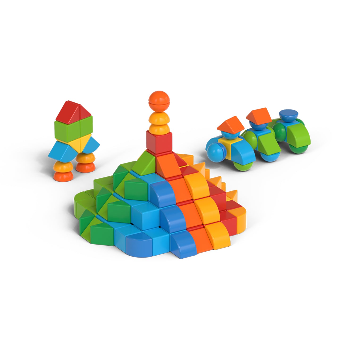 Geomag™ Magicube Magnetic Building Blocks, 164 Pieces