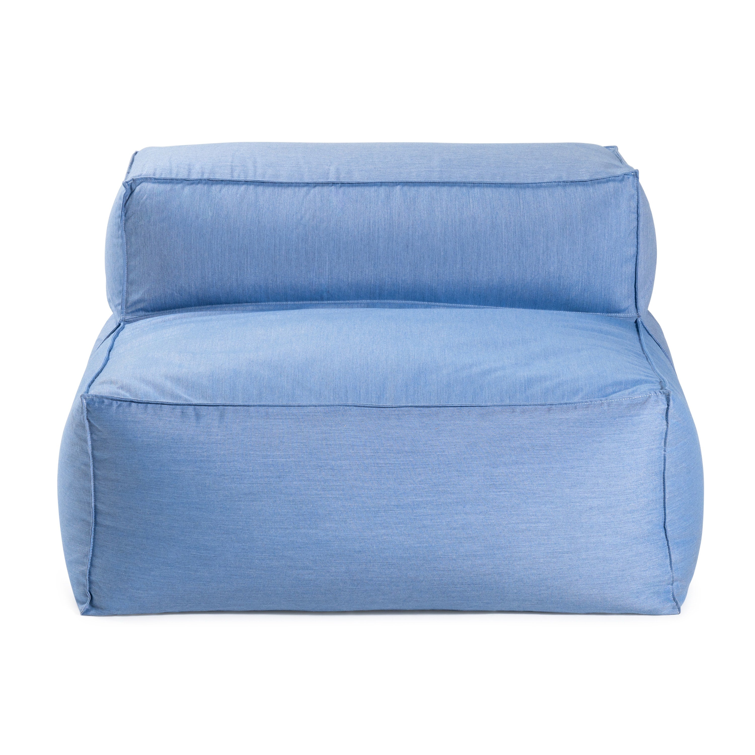 Baya Outdoor Center Seat - Luxurious Oversized European Style Outdoor Soft Seating, Sunbrella Coral