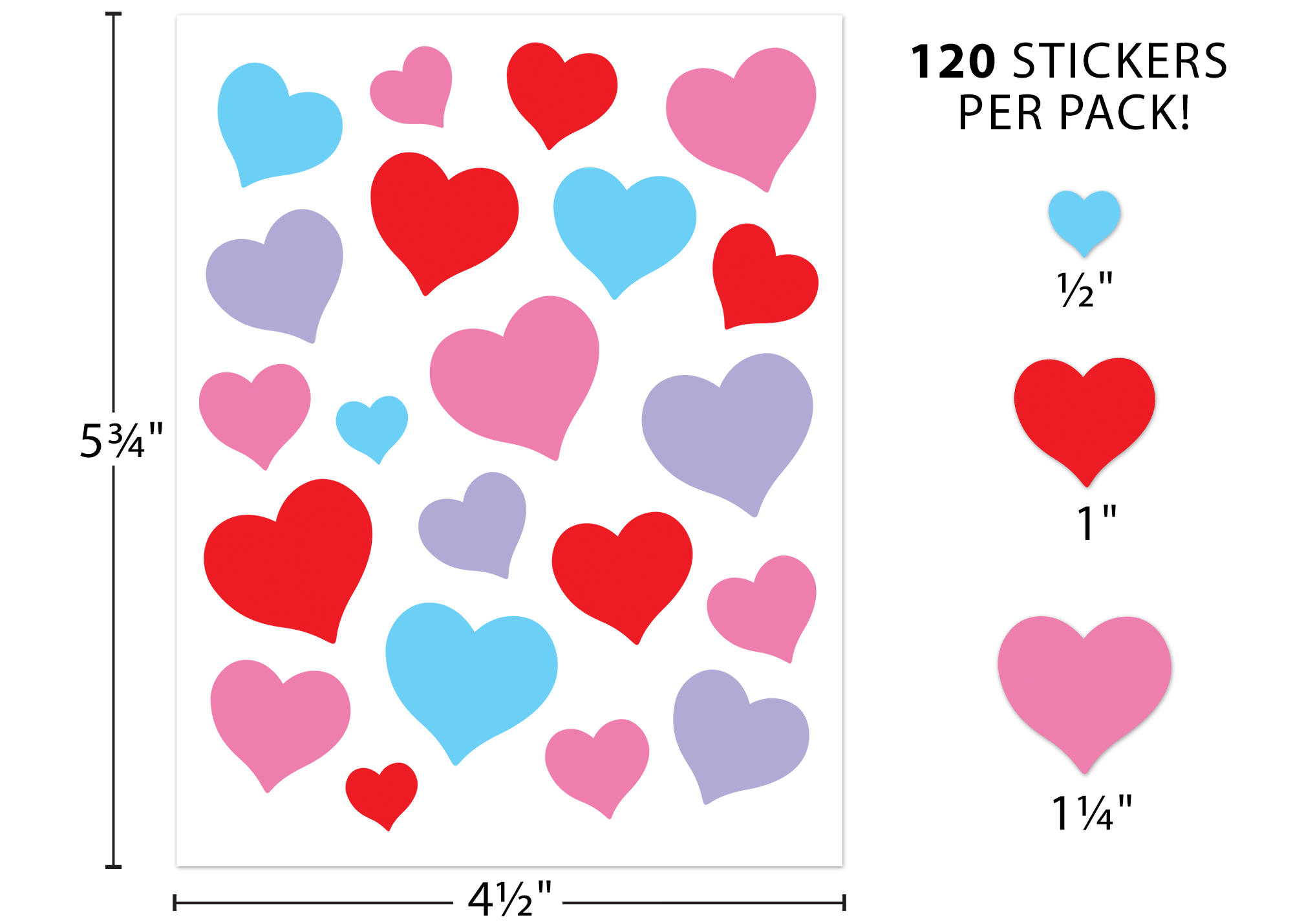 Charming Hearts Stickers