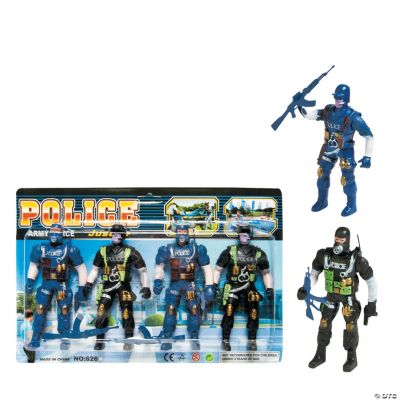Plastic Police Warriors - 12 Pieces