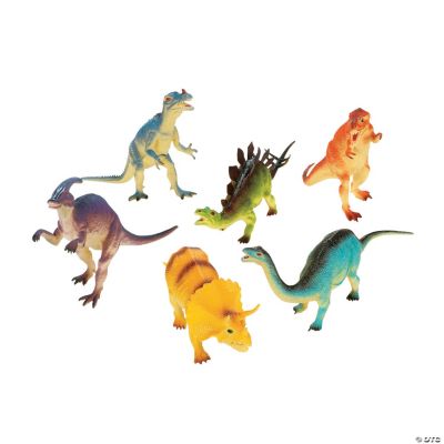 Vinyl Squeaking Dinosaur - 12 Pieces