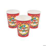 Happy Birthday Paper Cup - 250 Pieces