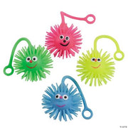 Smile Face Puffer Ball Yo Yo - 12 Pieces