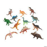 Large Pvc Dynamite Dinosaurs - 12 Pieces