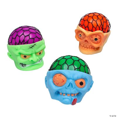 Squeeze Disgusting Skull - 12 Pieces