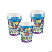 Happy Birthday Cake Cups - 250 Pieces