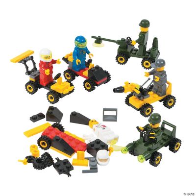 Vehicle Building Block Kits - 12 Pieces