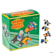 Race Day Vehicle Building Block Kits - 12 Pieces