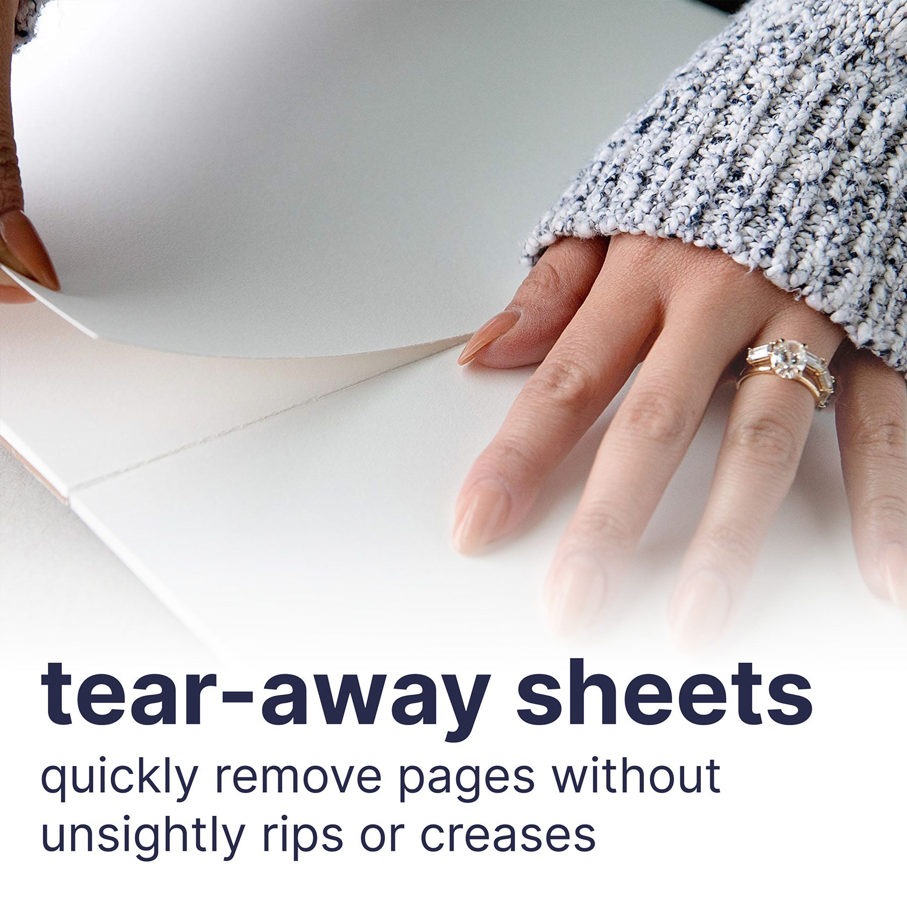 200 Series Newsprint Paper Pad, Tape Binding, 100 Sheet, 18x24 inch, 1 Count