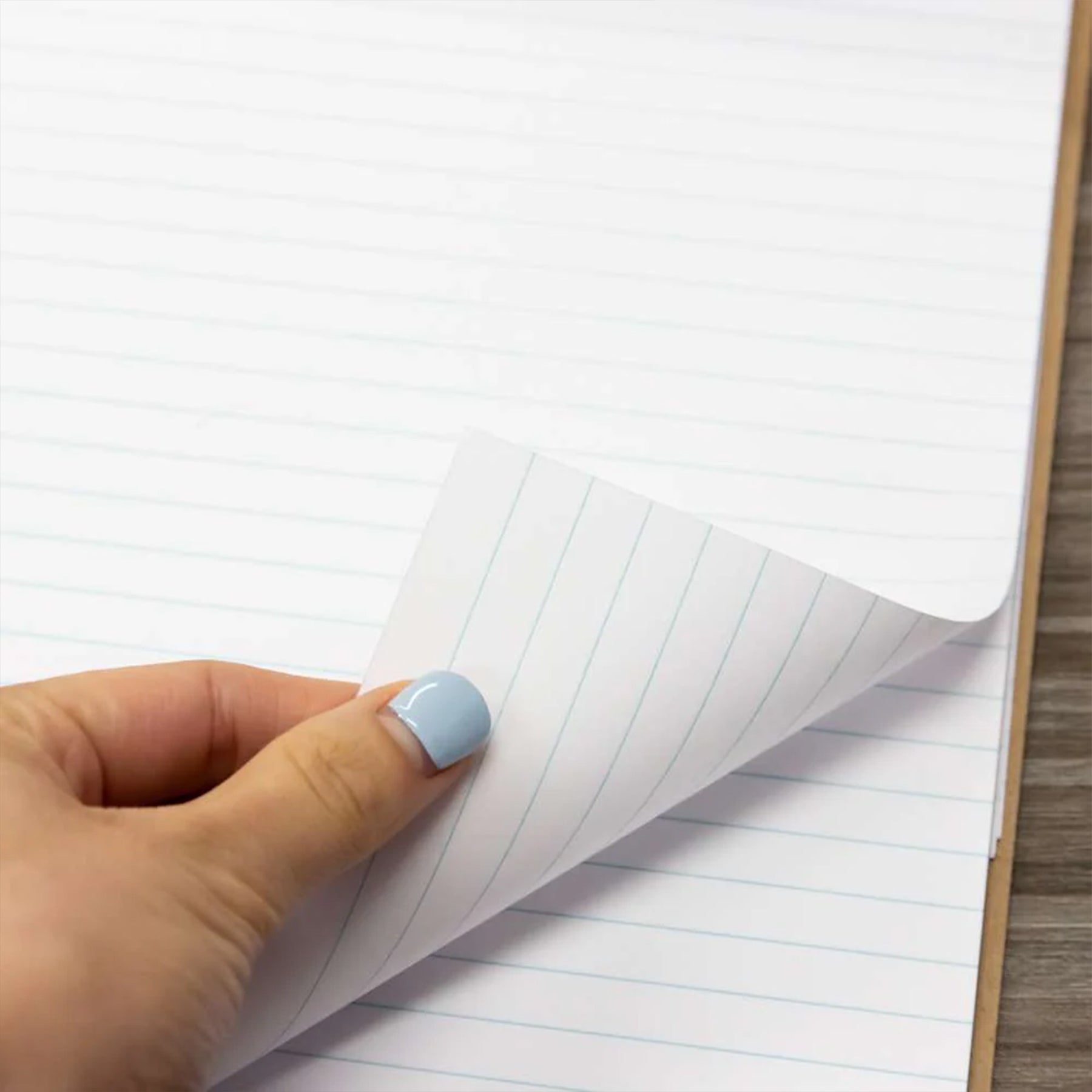 Perforated Writing Pads, 8.5" x 11.75", White, 50 Sheets, Pack of 12
