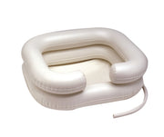 Inflatable shampoo basin