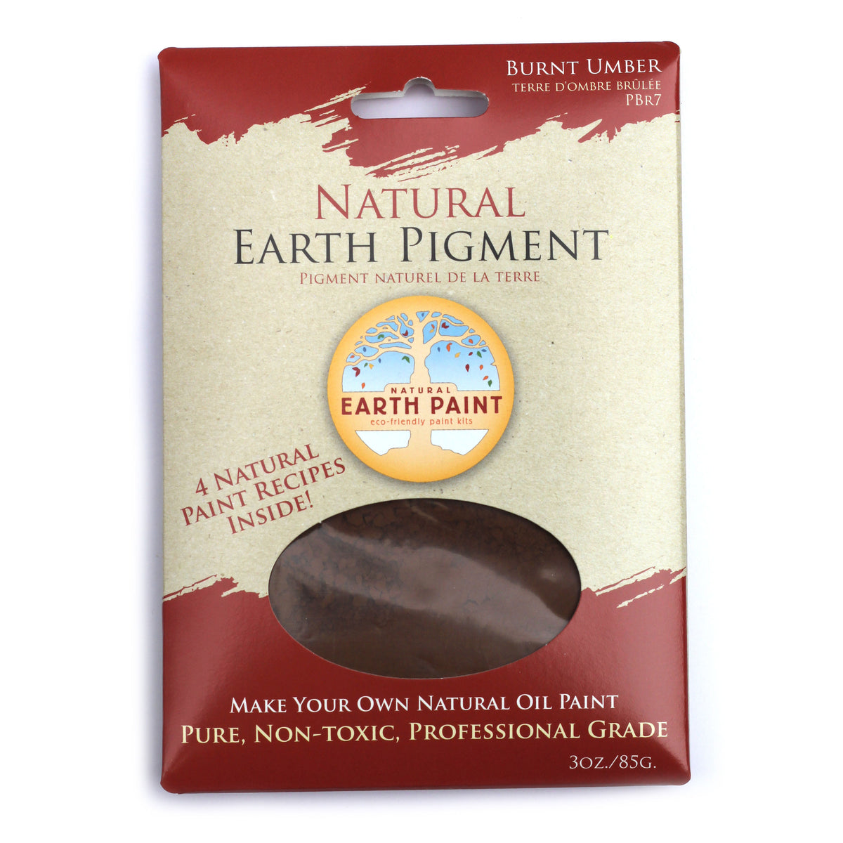 (2 EA) PIGMENT BURNT UMBER 3OZ