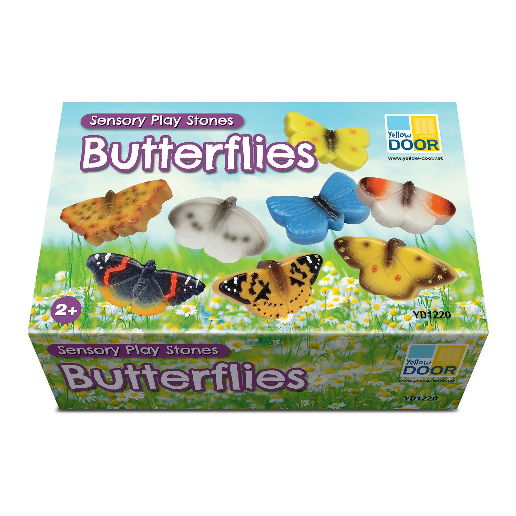 Sensory Play Stones - Butterflies - Set of 8